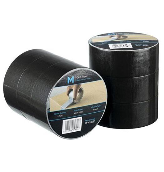Picture of M PREMIUM CLOTH TAPE BLACK 48mm x 30M