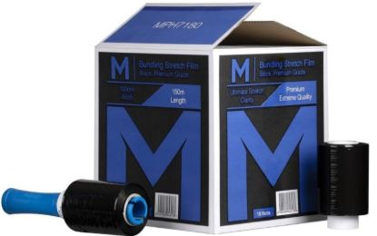 Picture of M BUNDLE WRAP BLACK 100mm x 150M x 23mu CTN/18